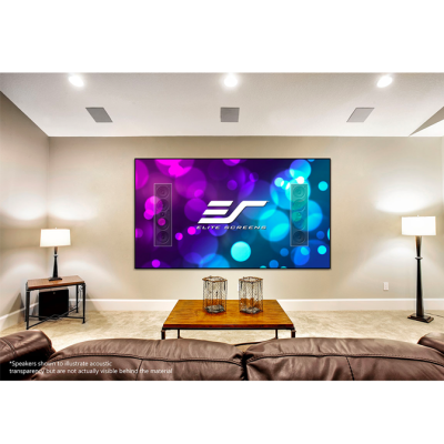 Elite Screen  Aeon CineGrey 3D Acoustic Transparent Edge Free Screen Fixed Frame - Available in Various Sizes
