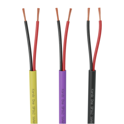 Kordz K11402-305M ONE SP162 16AWG 2C 65 Strand OFC Speaker Cable LSZH 305m - Available in Various Colours