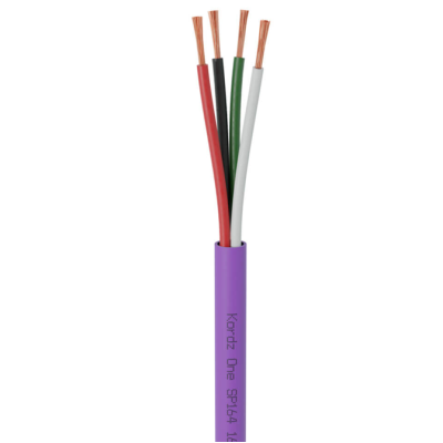 Kordz K11502-152M-PP ONE SP164 16AWG 4C 65 Strand OFC Speaker Cable LSZH 152.5m - Purple