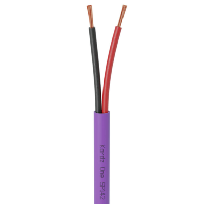 Kordz K11802-152M-PP ONE SP142 14AWG 2C 82 Strand OFC Speaker Cable LSZH 152.5m - Purple