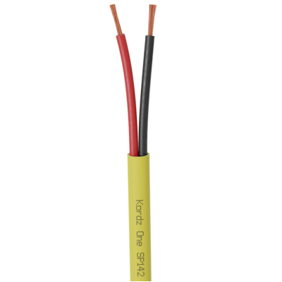 Kordz K11802-152M-YL ONE SP142 14AWG 2C 82 Strand OFC Speaker Cable LSZH 152.5m - Yellow