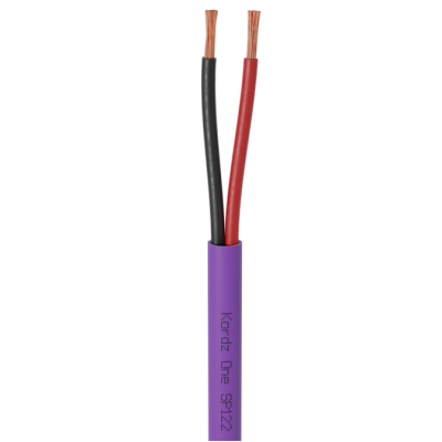 Kordz K12202-152M-PP ONE SP122 12AWG 2C 65 Strand OFC Speaker Cable LSZH 152.5m - Purple