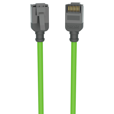Kordz CAT6 Slim Profile PRO Series Network Patch Cord - Available in Various Length - Green