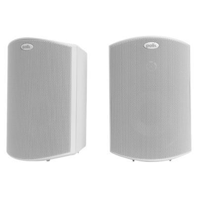 Polk Audio AM5088-A ATRIUM 5 All Weather Outdoor Loudspeakers with 5" Drivers and 3/4" Tweeters - White (Supplied in Pairs)