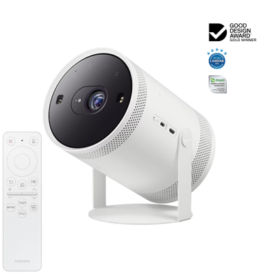 Samsung SP-LSP3BLAXXY The Freestyle Portable Smart FHD Projector - White