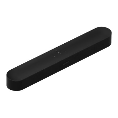 Sonos BEAM Gen2 - The Compact Smart Soundbar for TV, Music and more - Black