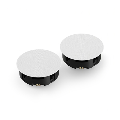 Sonos 8" INCL8WW1 IN-CEILING Architecture Speaker By Sonos & Sonance (Supplied in Pair) - White