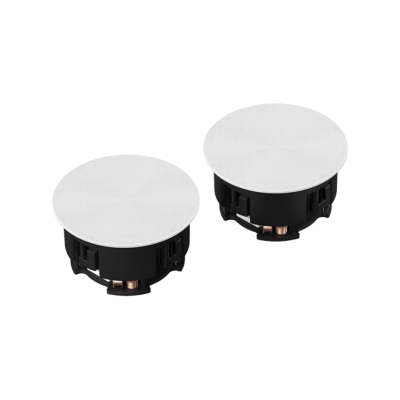 Sonos 6" INCLGWW1 2 Way In-Ceiling Architecture Speakers by Sonance (Supplied in Pair) - White