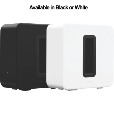 Sonos SUB Gen 3 Premium Wireless Subwoofer - Available in Black or White