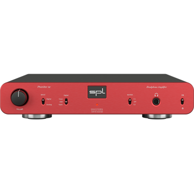 SPL Phonitor se Headphone Amplifier with Optional DAC Module - Red