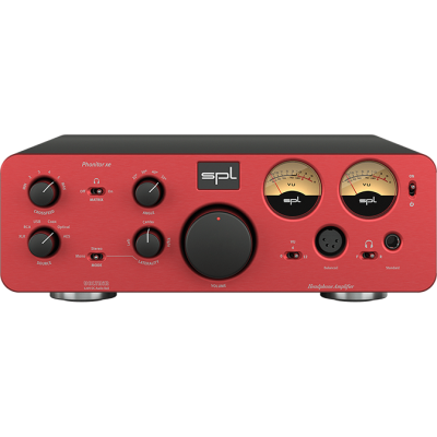 SPL Phonitor xe Flagship Headphone Amplifier with built-in DAC - Red