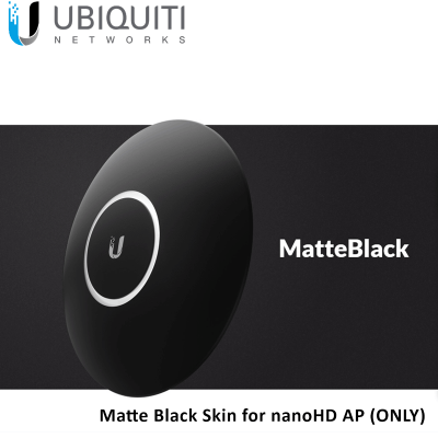 Ubiquiti nHD-cover-Black Black Design Upgradable Casing for nanoHD and U6-Lite - Single
