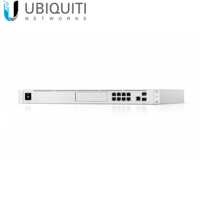 Ubiquiti UDM-PRO UniFi MultiApplication System with 3.5" HDD Expansion 8Port Switch Rackmount