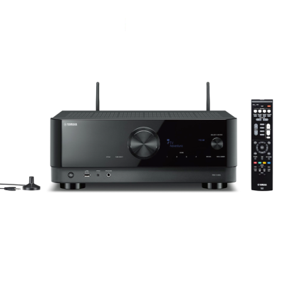 Yamaha RXV4A 5.2 Channel Home Theatre AVR - 80W x 5, DAB+/FM, MusicCast - Black