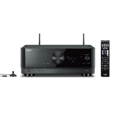 Yamaha RXV6A 7.2 Channel Home Theatre AVR - 100W x 9, DAB+/FM, MusicCast - Black